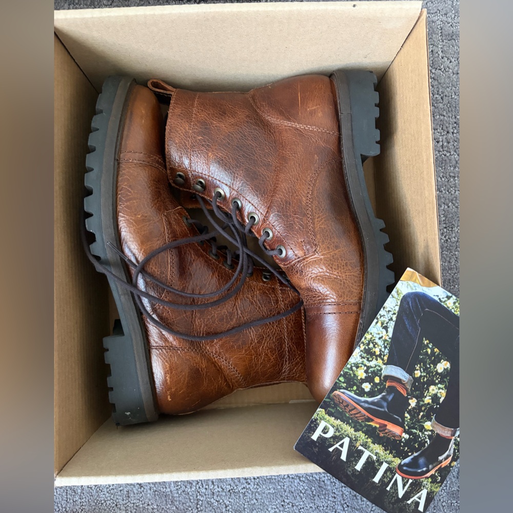 Portland Leather Patina AP Men’s The Breaker Boot | Highland Brown | size 9